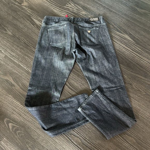 🍍GUESS FANCY SKINNY LEG🍍SZ 29🍍RISE 8”🍍inseam 32”🍍 - Picture 3 of 5